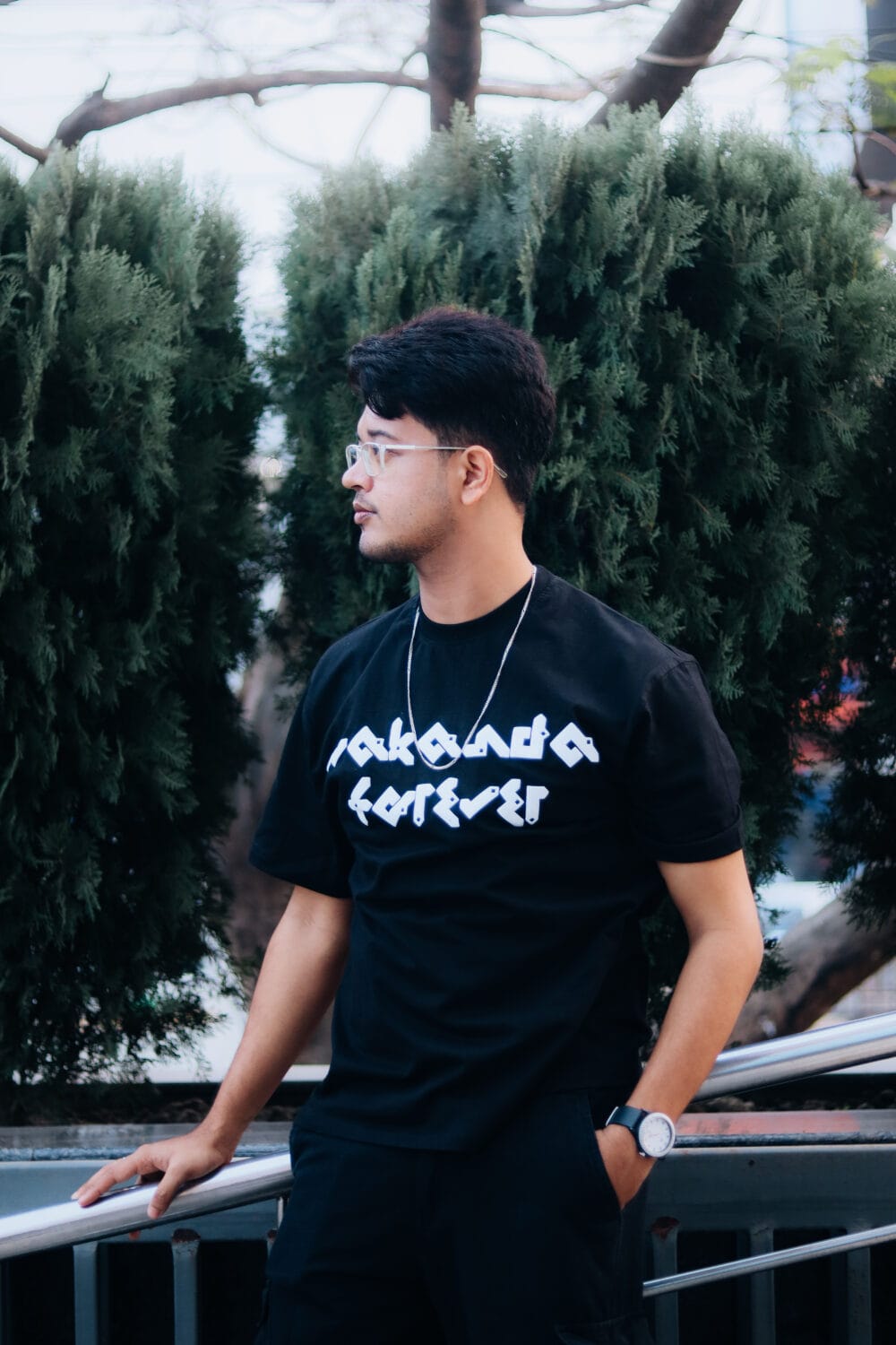 WAKANDA FOREVER OVERSIZED FIT HALF SLEEVE T-SHIRT
