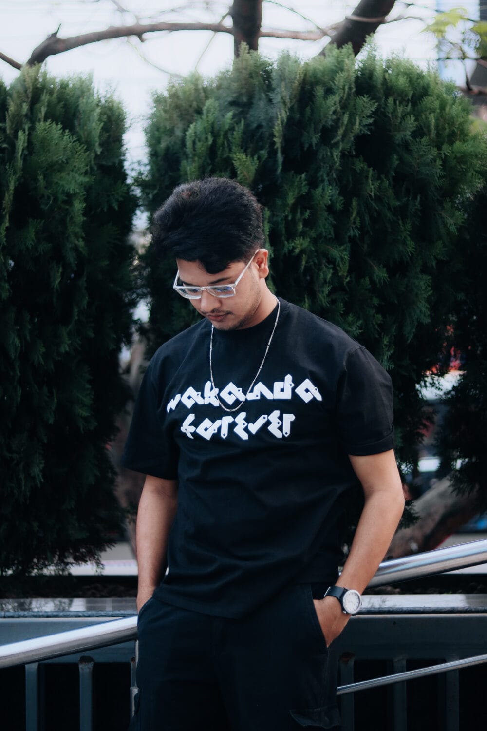 WAKANDA FOREVER OVERSIZED FIT HALF SLEEVE T-SHIRT - Image 2