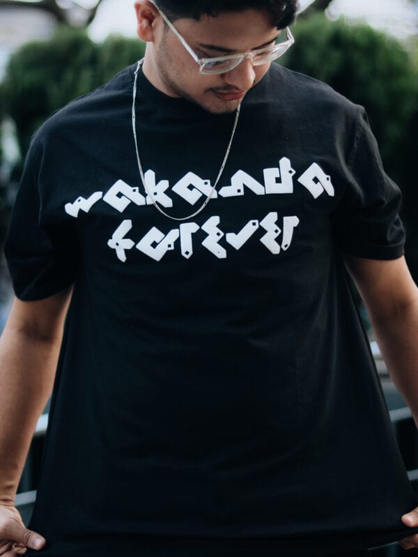 WAKANDA FOREVER OVERSIZED FIT HALF SLEEVE T-SHIRT - Image 4