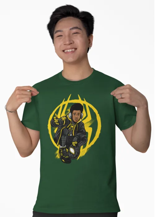 "SPIDER-MAN" Graphic printed MEN's ROUND NECK HALF SLEEVE T SHIRT