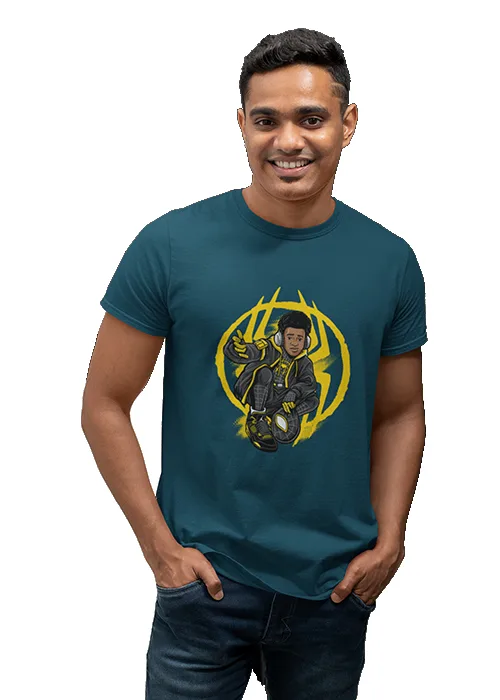 "SPIDER-MAN" Graphic printed MEN's ROUND NECK HALF SLEEVE T SHIRT - Image 11