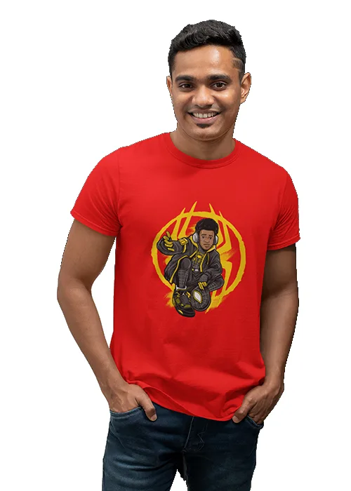 "SPIDER-MAN" Graphic printed MEN's ROUND NECK HALF SLEEVE T SHIRT - Image 5