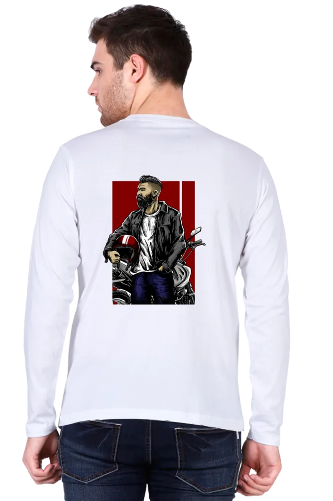 RIDER MEN's ROUND NECK FULL SLEEVE T-SHIRT - Image 2