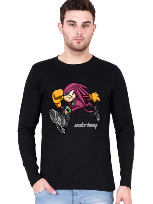 SNEAKER BOY MEN's ROUND NECK FULL SLEEVE T-SHIRT - Image 2