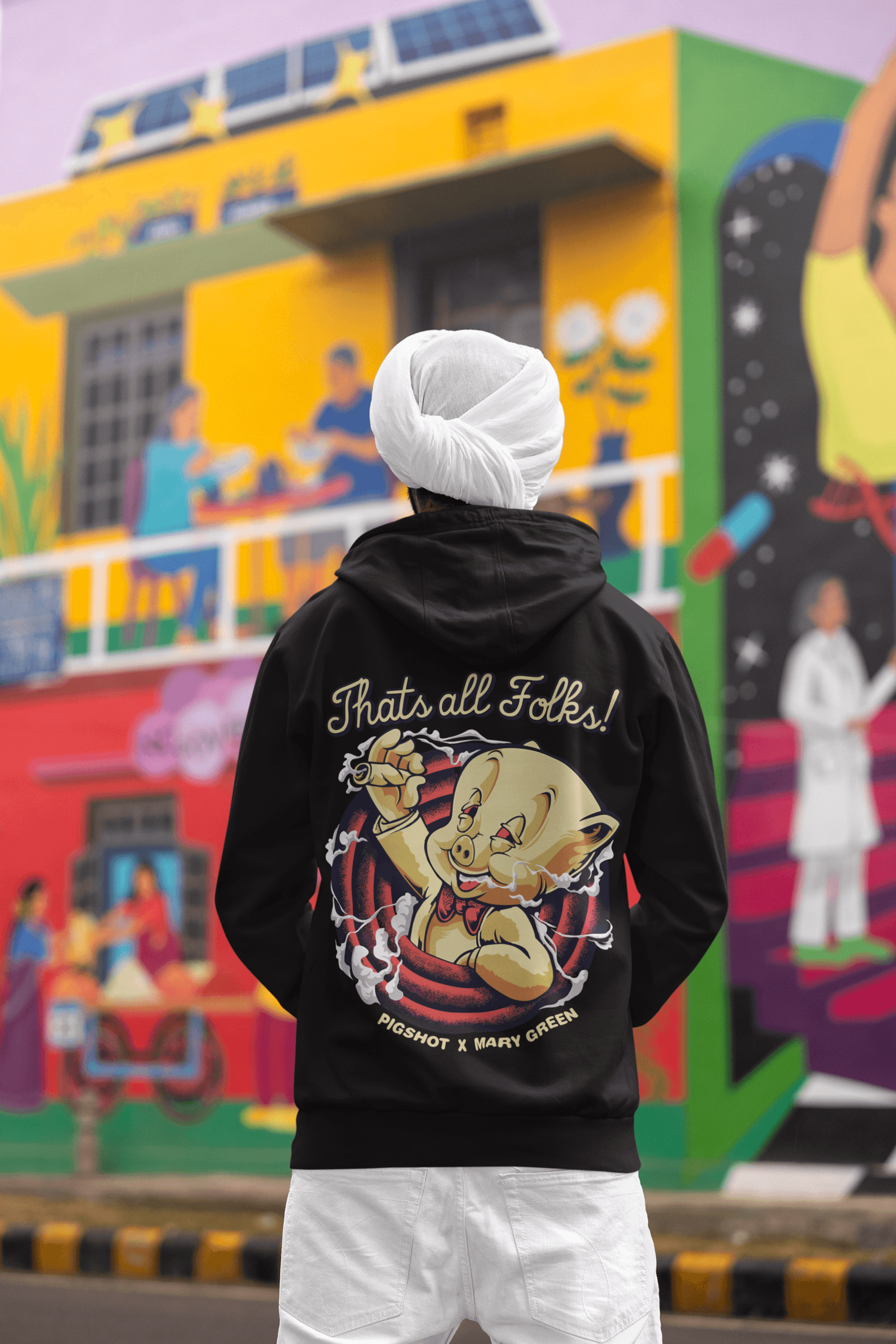 THATS ALL FOLKS! MEN's HOODIE