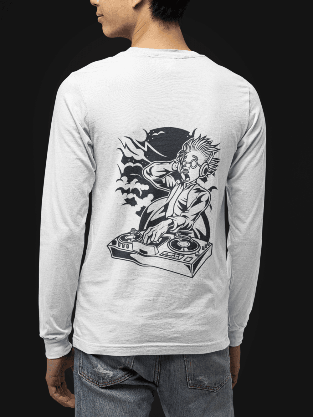 DJ BOY MEN's ROUND NECK FULL SLEEVE T-SHIRTS