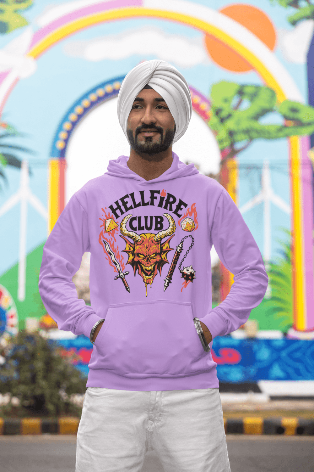 HELLFIRE CLUB MEN's HOODIE
