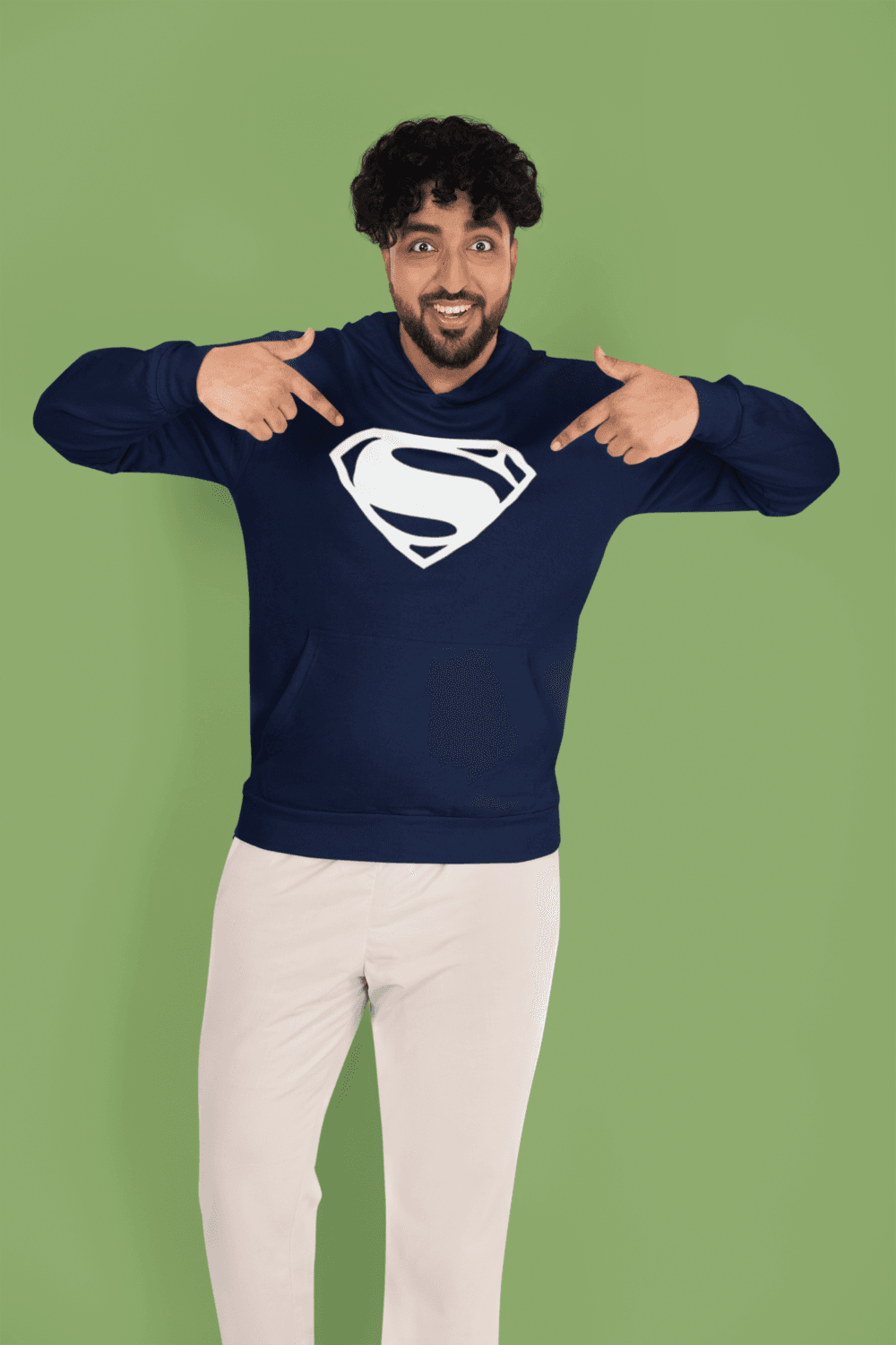 SUPER-MAN MEN's HOODIE
