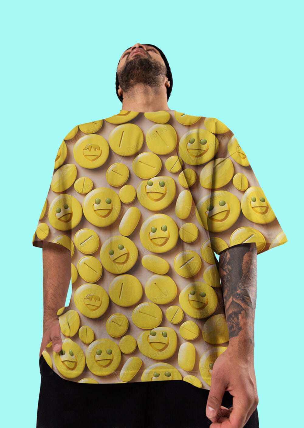 HAPPY PILLZ OVERSIZED FIT T-SHIRT - Image 2