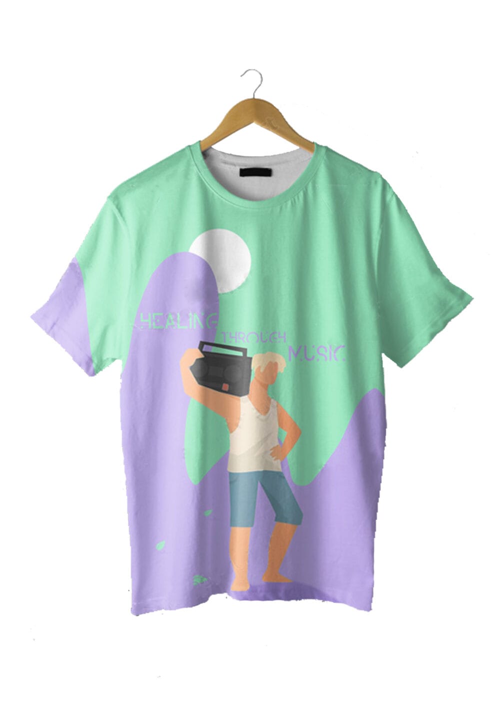 UM - HEALING THROUGH MUSIC OVERSIZED FIT T-SHIRT