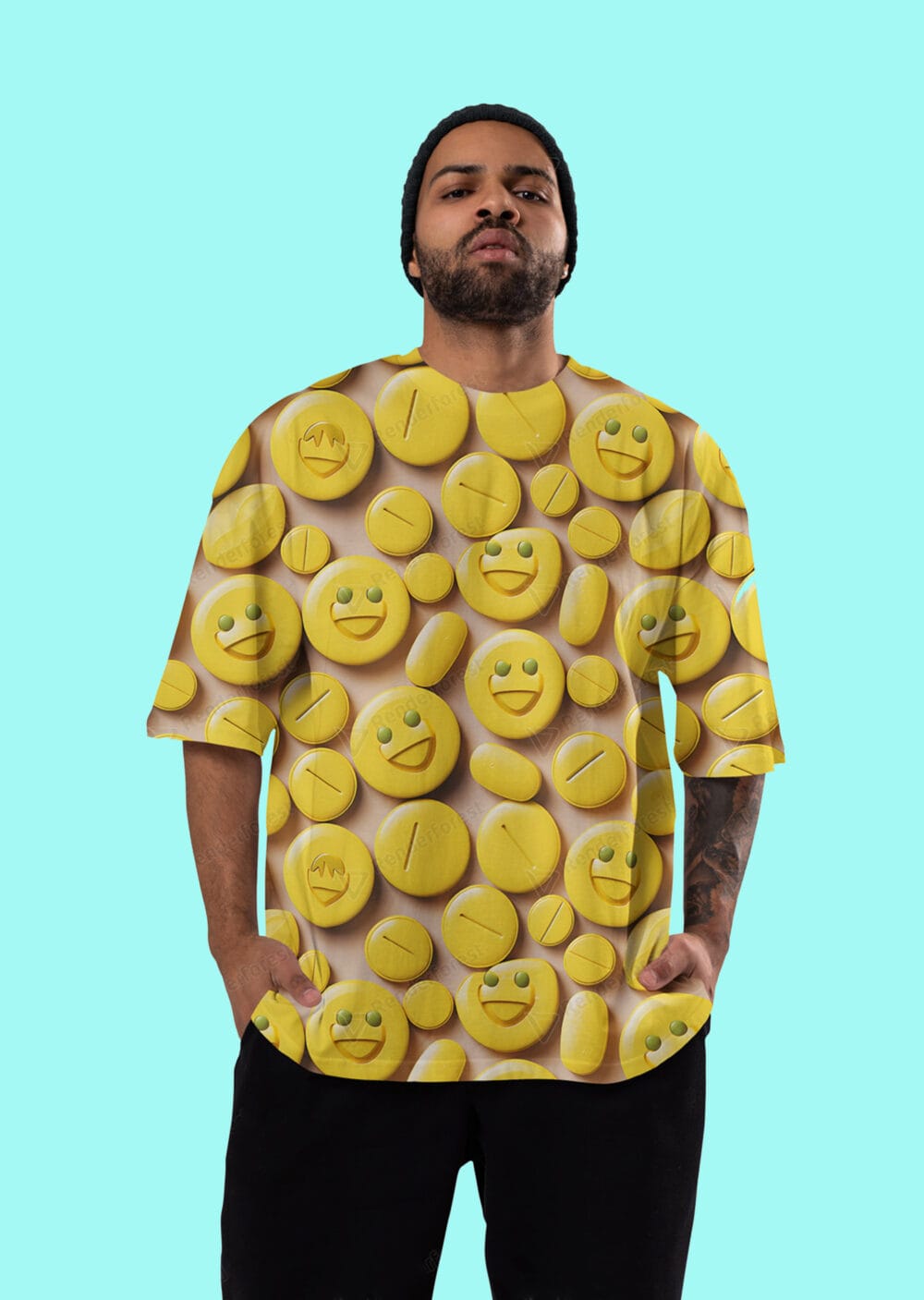 HAPPY PILLZ OVERSIZED FIT T-SHIRT - Image 4