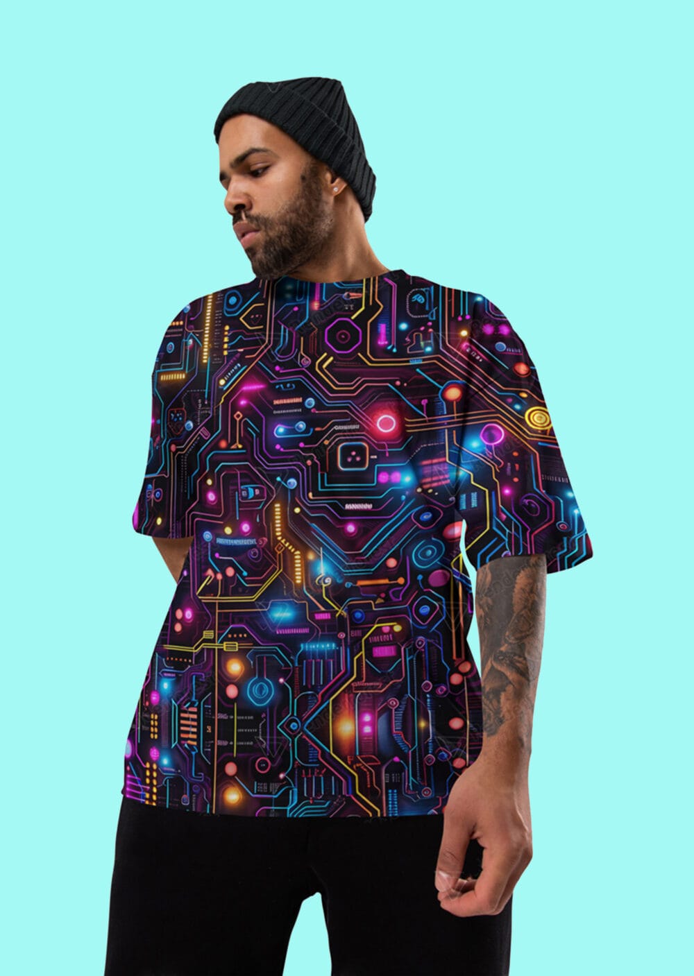 CYBORG OVERSIZED FIT T-SHIRT - Image 3