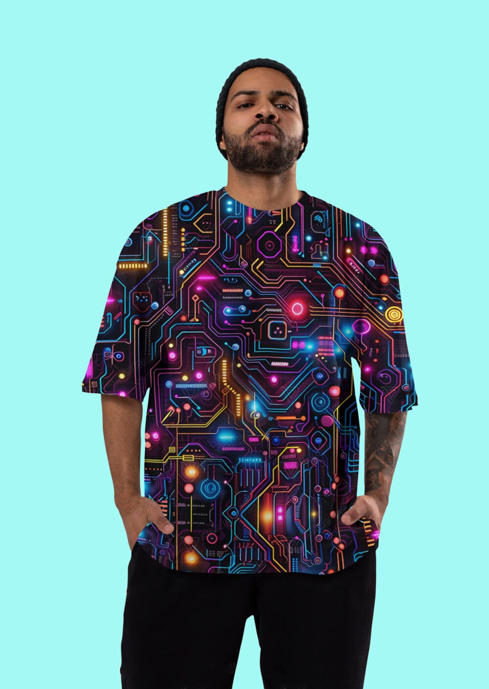 CYBORG OVERSIZED FIT T-SHIRT - Image 2